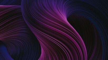 waveform in blue and purple